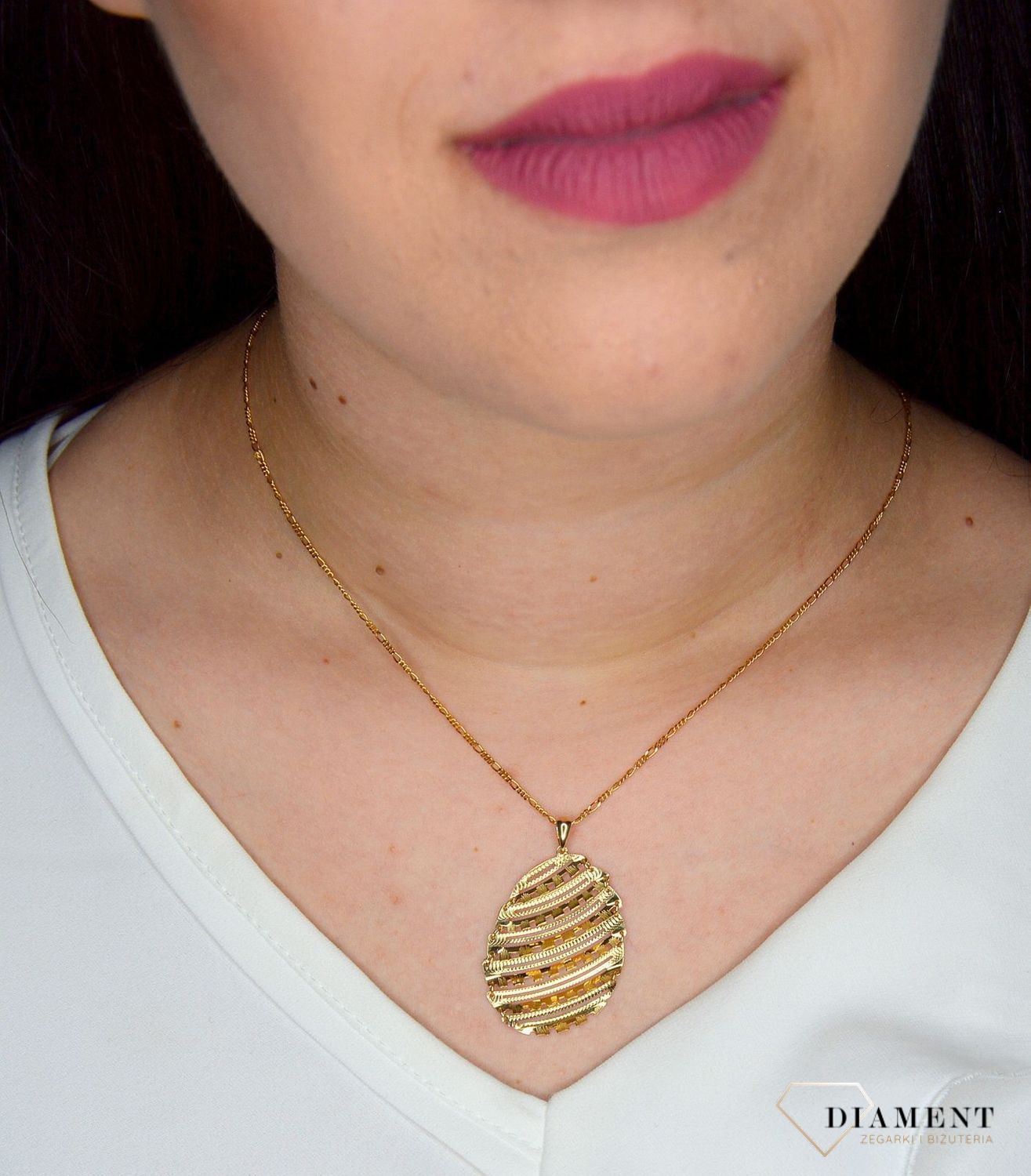 Złoty łańcuszek 333 figaro 1,5 mm S2Ł000000-478 333 1,5mm (2).jpg